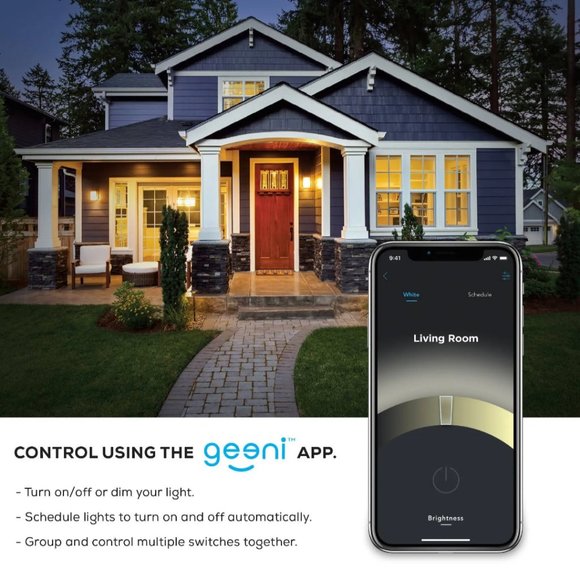 NIB Merkury Innovations Smart Wifi Dimmer Switch - Picture 3 of 4